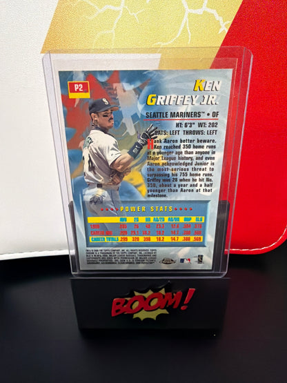 Topps Chrome Power Stats Ken Griffey Jr. Seattle Mariners