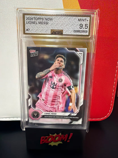 2026 Topps Now Lionel Messi AGS 9.5 Inter Miami