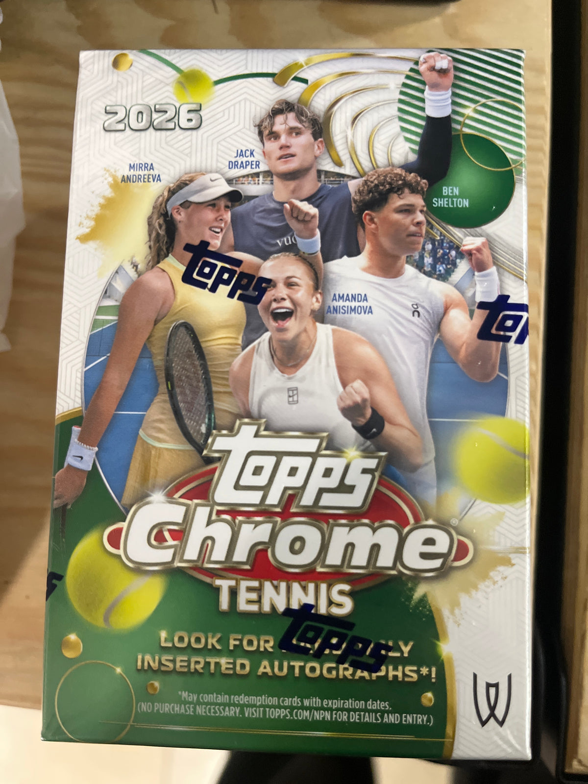 Topps Chrome Tennis 2026 Blaster