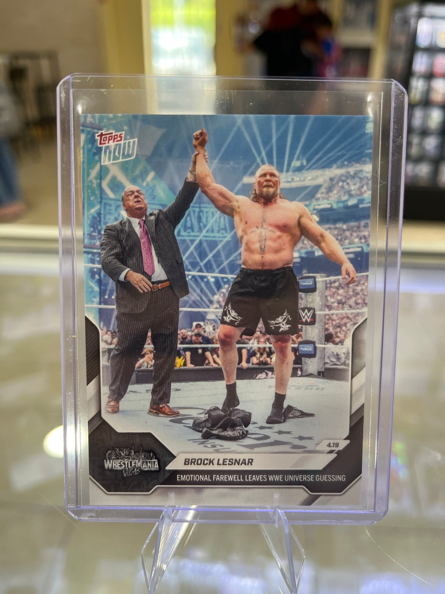 Topps Now Brock Lesnar WWE