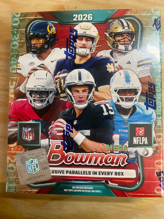 NFL 2026 Bowman Mega Box