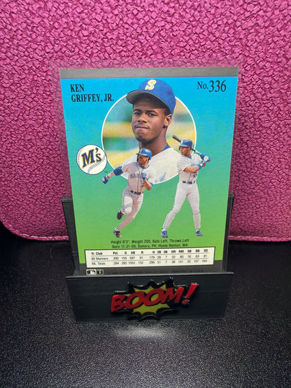 Fleer 91 Ultra Ken Griffey Jr. Mariners Outfield