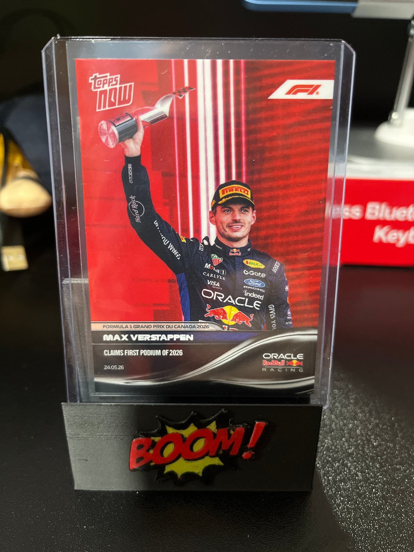 Topps Now Max Verstappen Grand Prix Canada 2026