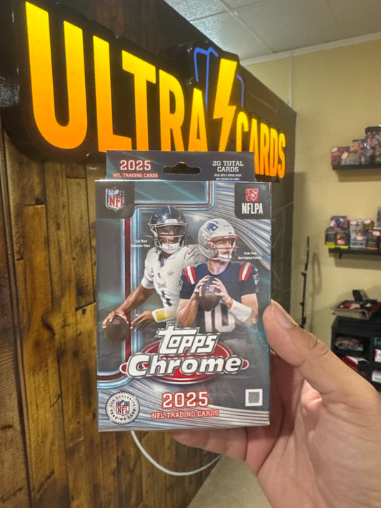 2025 TOPPS CHROME FOOTBALL HANGER