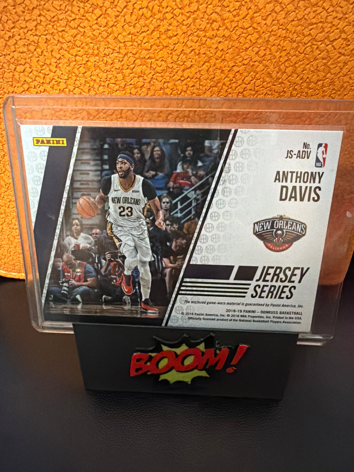 Panini Donruss Anthony Davis New Orleans Jersey Series