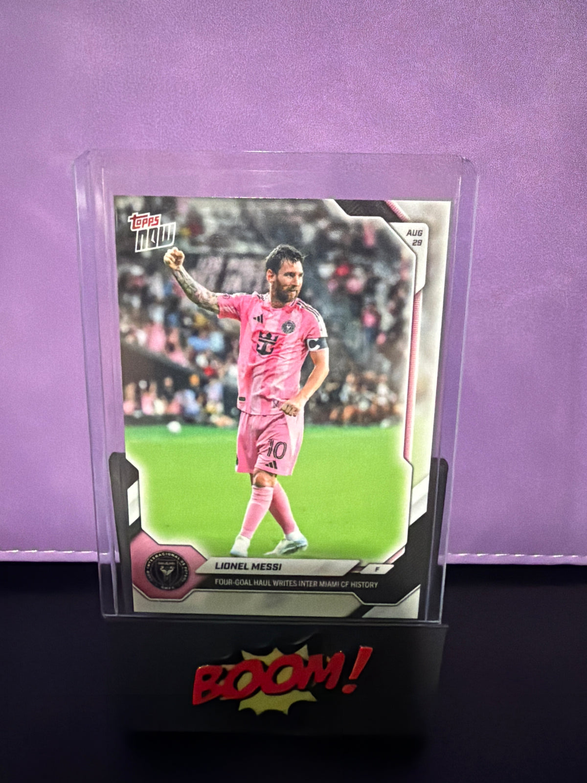 Topps Now Lionel Messi Four-Goal Haul Writes Inter Miami CF History