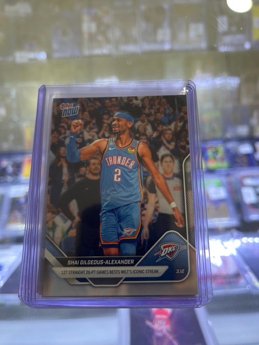 Shai Gilgeous-Alexander Topps Now