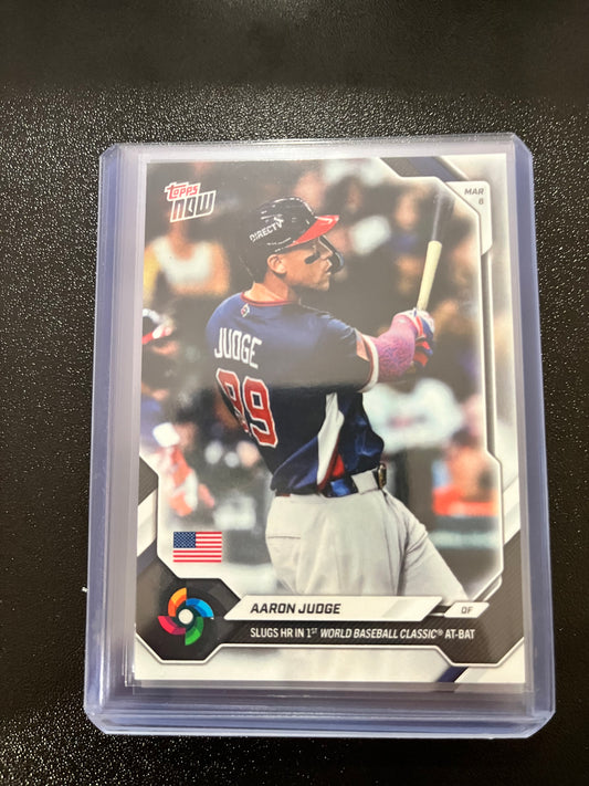 Topps Now Aaron Judge WBC 2026