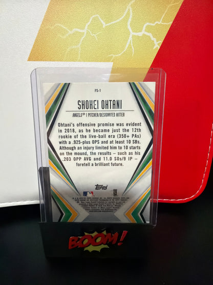 Topps Chrome Shohei Ohtani Future Stars Angels/ Pitcher/Designated Hitter