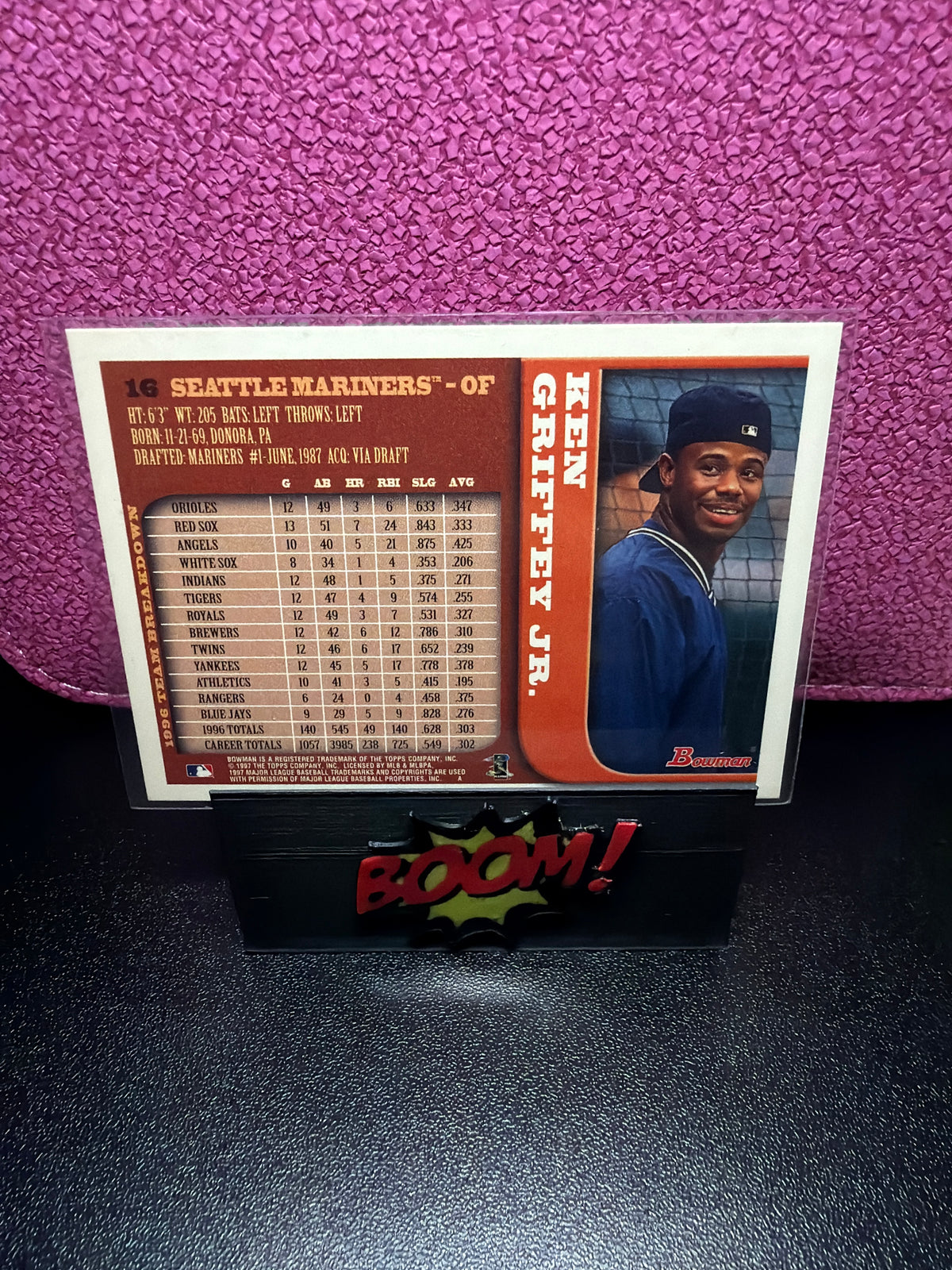 Bowman Ken Griffey Jr. Seattle Mariners