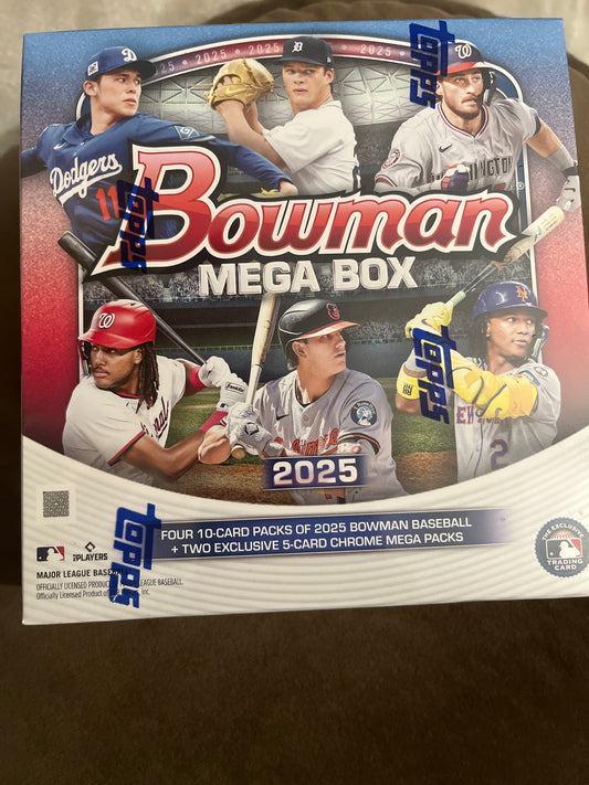 Bowman 2025 Mega Box Baseball