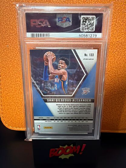 2019 Panini Mosaic S. Gilgeous Alexander Green Mosaic PSA 10