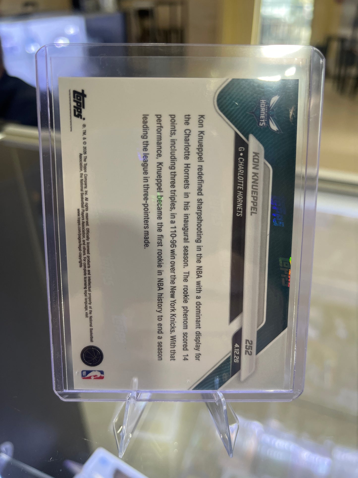 Topps Now Kon Knueppel RC
