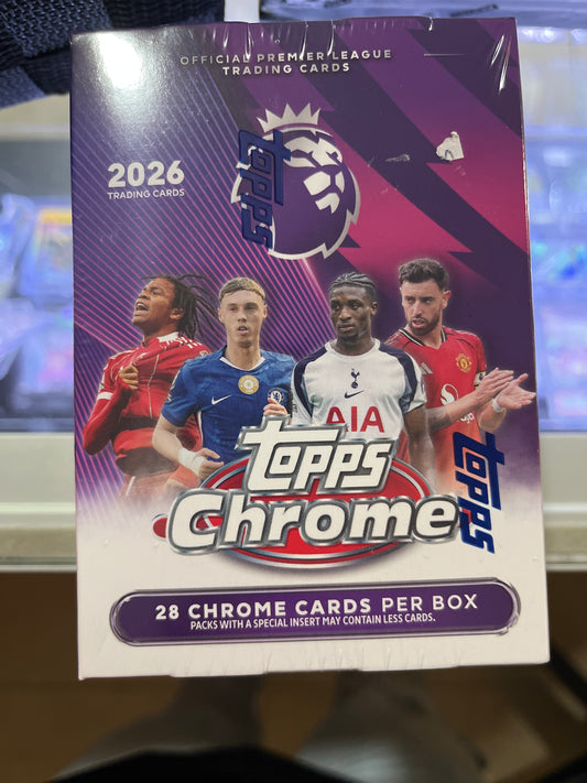 Topps Chrome 2026 Premier League Soccer Blaster