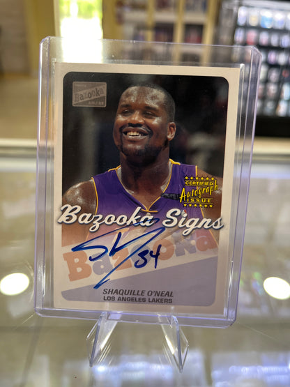 Shaquille O’Neal Bazooka Signs Certified Autograph Issue