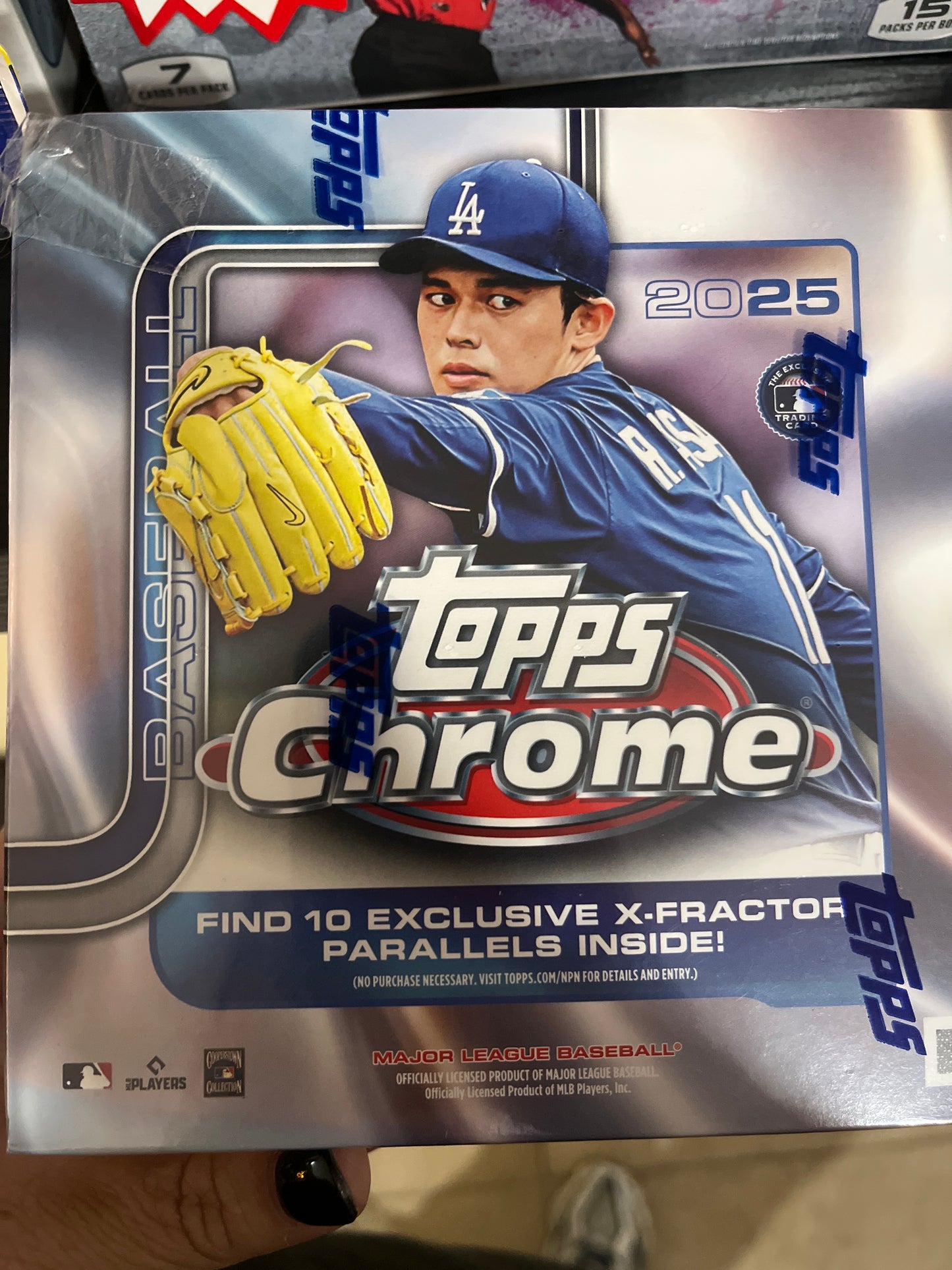 2025 Topps Chrome Baseballl mega box