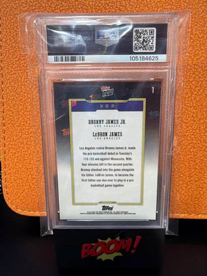 2024 Topps Now B. James/L. James PSA 10
