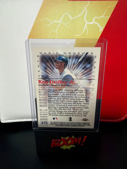 Topps Chrome Magic Moments 50 hr in 1997 Ken Griffey Jr.