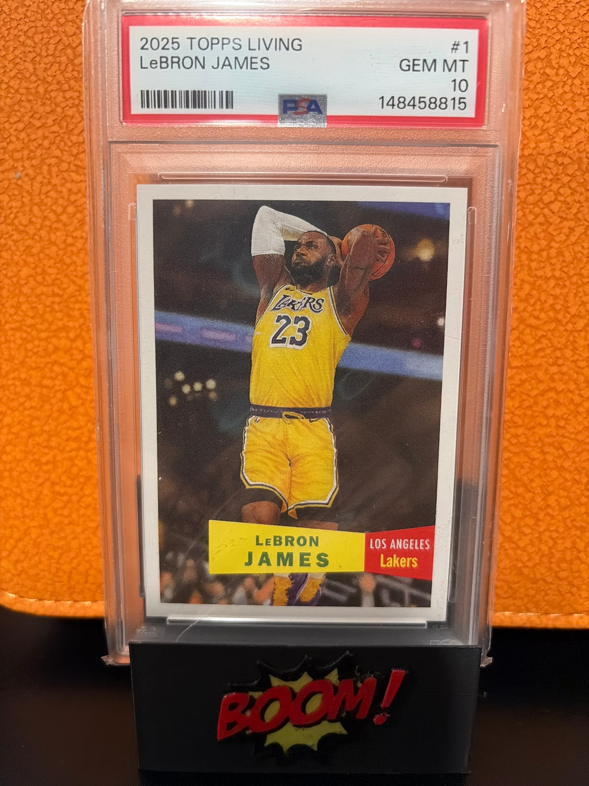2025 Topps Living Lebron James PSA 10 Los Angeles Lakers