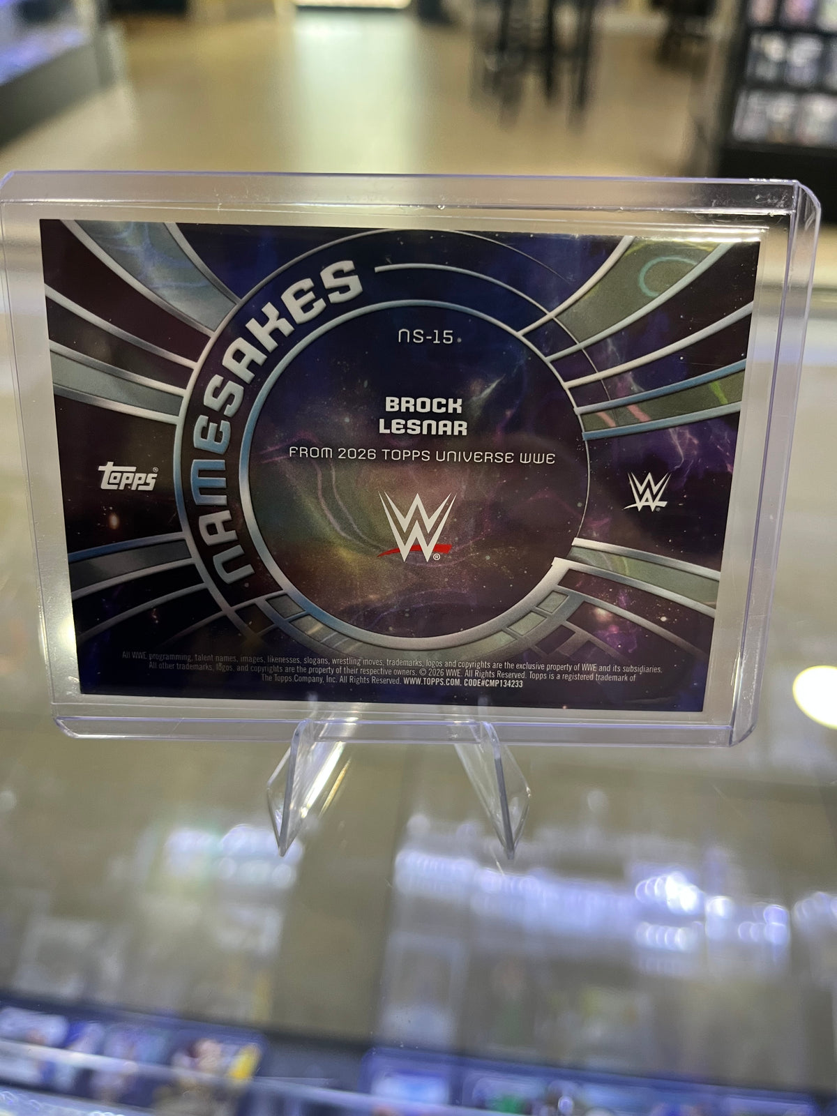 Brock Lesnar Topps Universe 2026 WWE