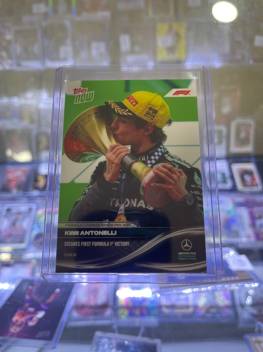 Topps Now Kimi Antonelli First Formula 1 Victory