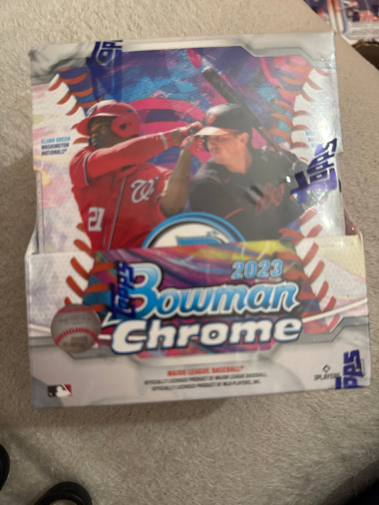 2023 BOWMAN CHROME baseball hobby box