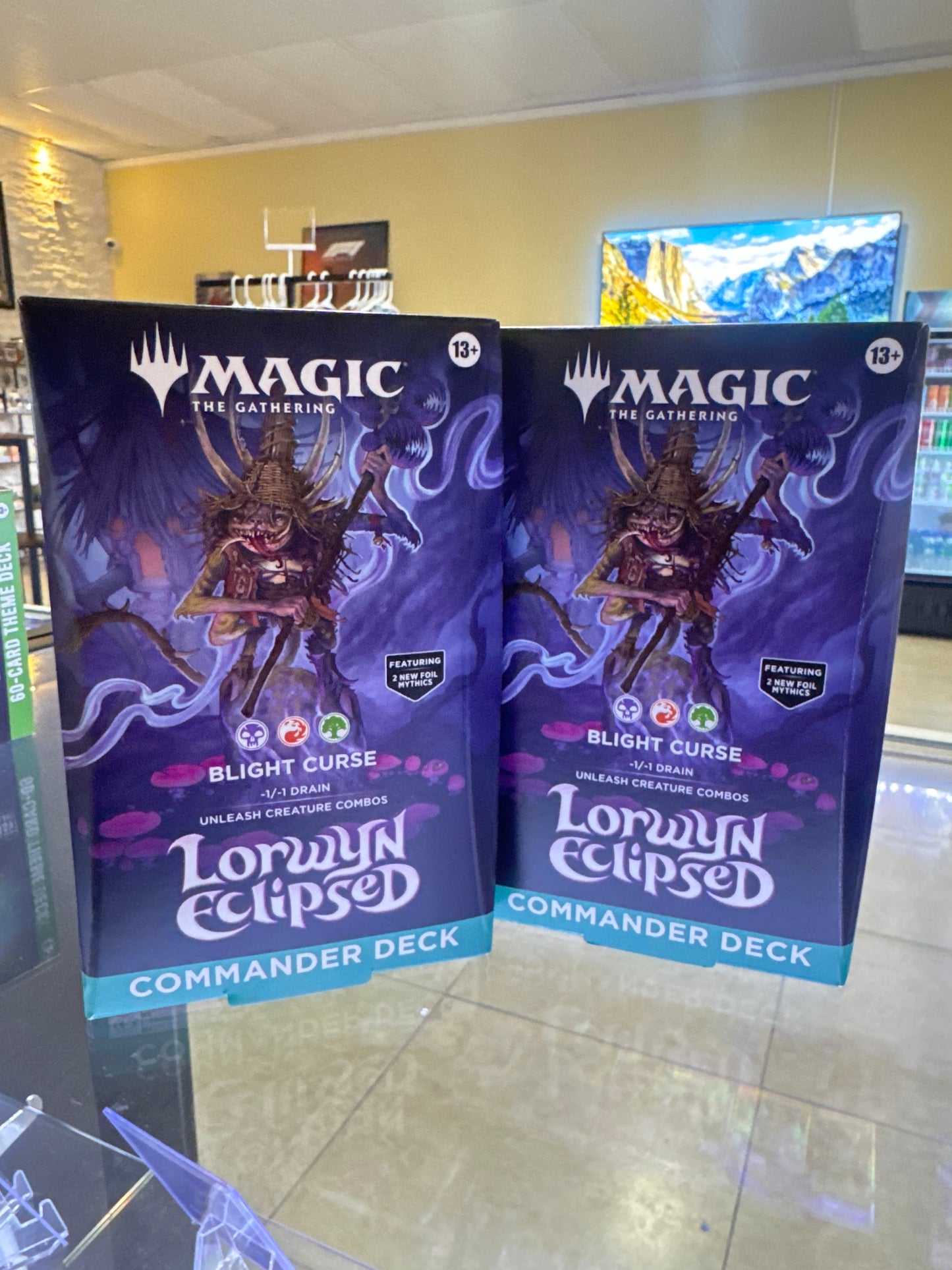 Magic MTG LOWRYN ECLIPSED Blight Curse commander deck