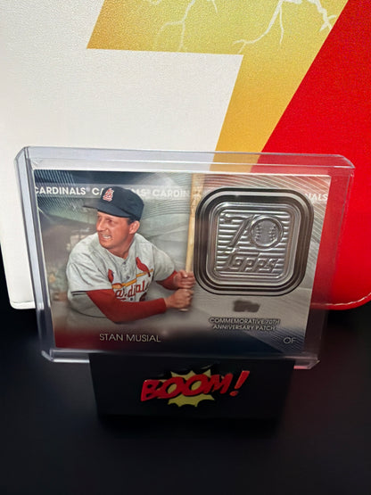 70 Topps Commemorative 70th Anniversary Patch Cardinals Stan Musial 2021
