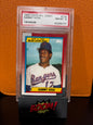 1989 Topps M. L. Debut Sammy Sosa PSA 8