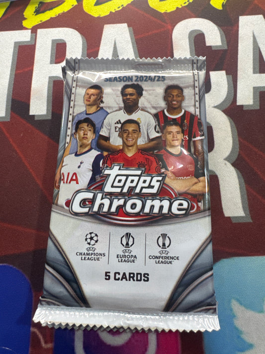 UEFA TOPPS CHROME PACK