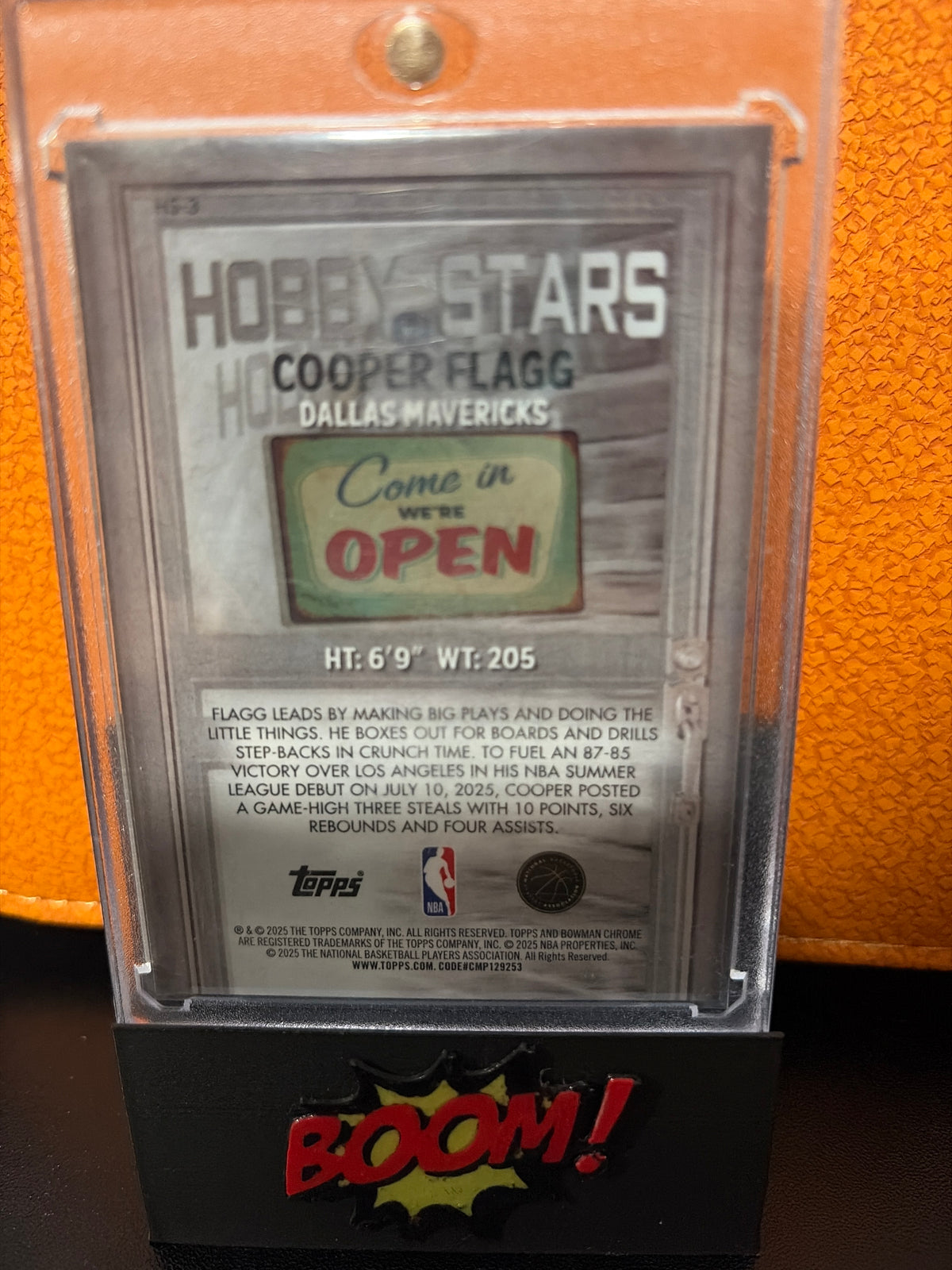 B Chrome RC BasketballFlagg’s Future Stars Hobby Stars