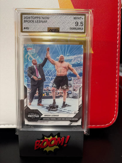 2026 Topps Now Brock Lesnar AGS 9.5 WWE