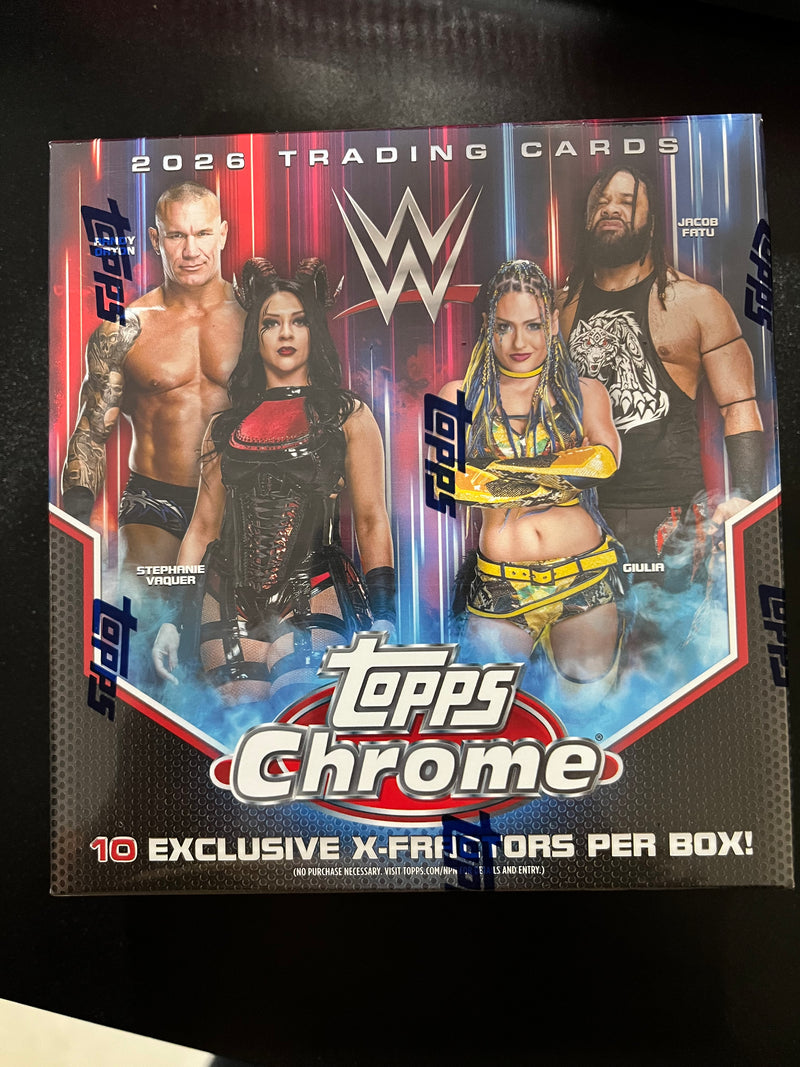 Topps Chrome WWE 2026 Mega Box