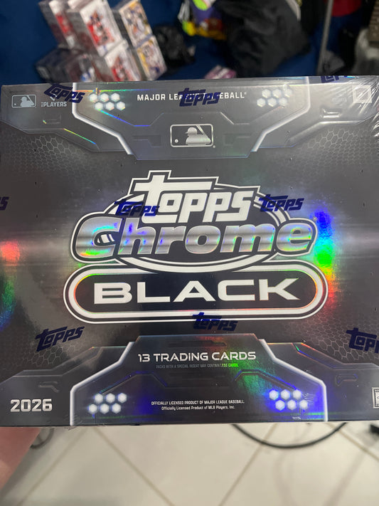2026 TOPPS CHROME BLACK  BASEBALL