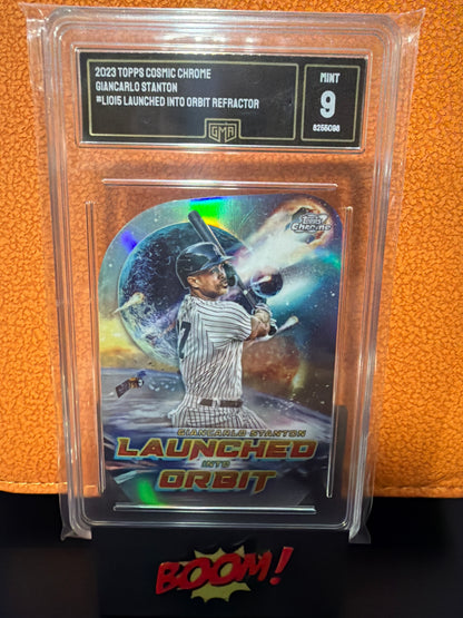 2023 Topps Cosmic Chrome Giancarlo Stanton Launched into Orbit GMA 9