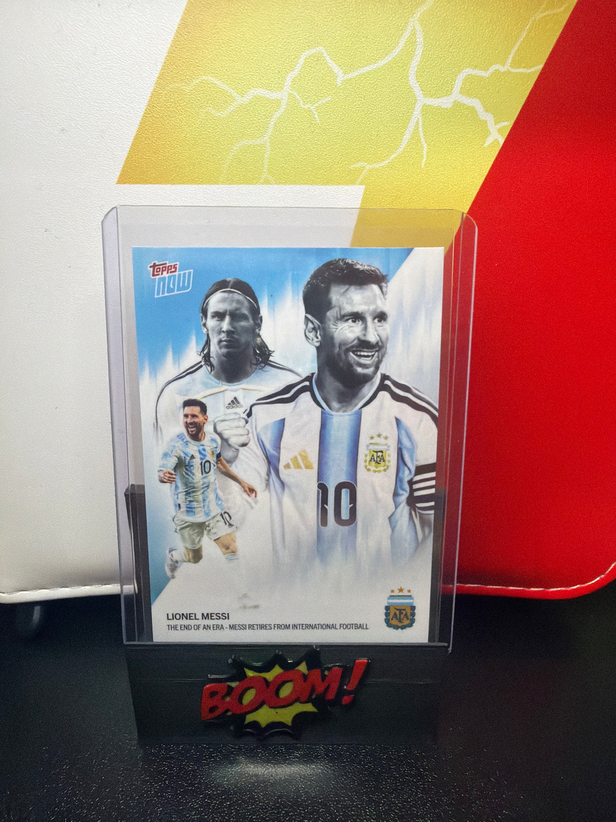 Topps Now Lionel Messi The End of an Era- Messi Retires From International Football/ Argentina