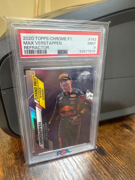 Max Verstapen graded psa 9