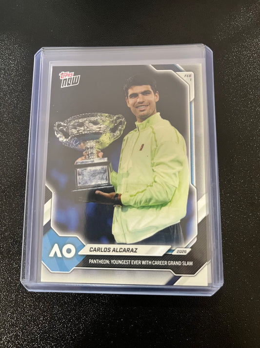 Topps Now Carlos Alcaraz Grand Slam