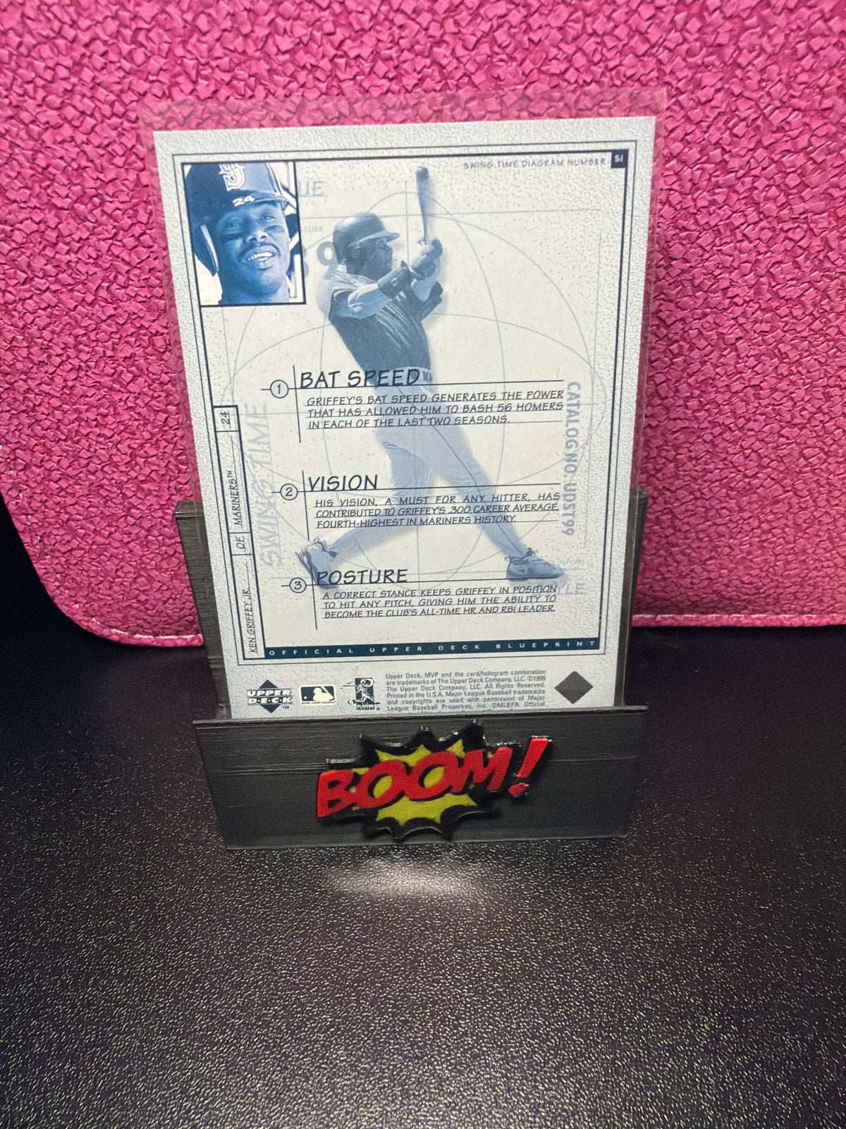 Upper Deck MVP Ken Griffey Jr. Of Mariners Swing Time 24