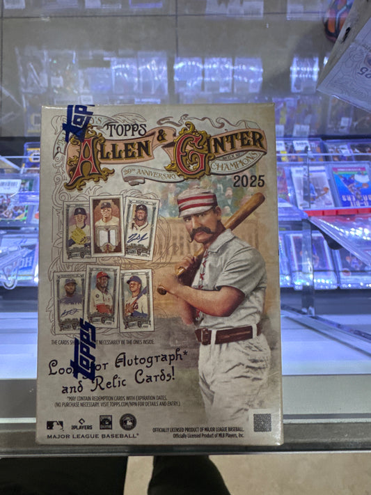 Topps Allen and Ginter Baseball 2025 blaster