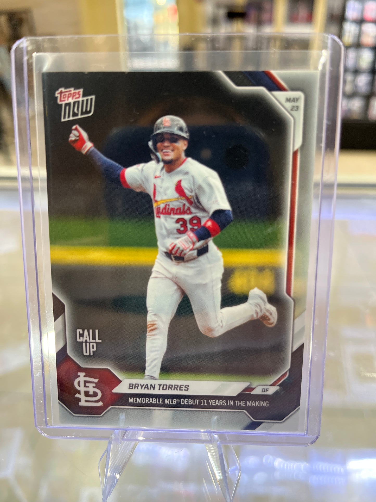 Topps Now Bryan Torres Memorable MLB Debut
