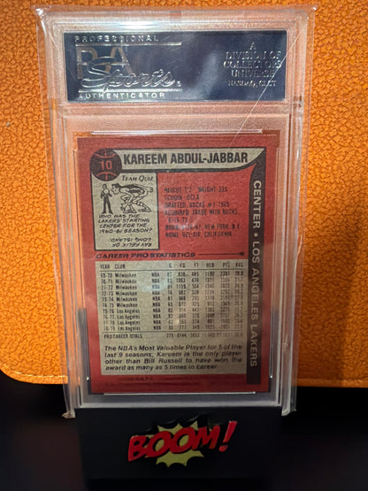 1979 Topps Kareem Abdul-Jabbar All Star Lakers PSA 8