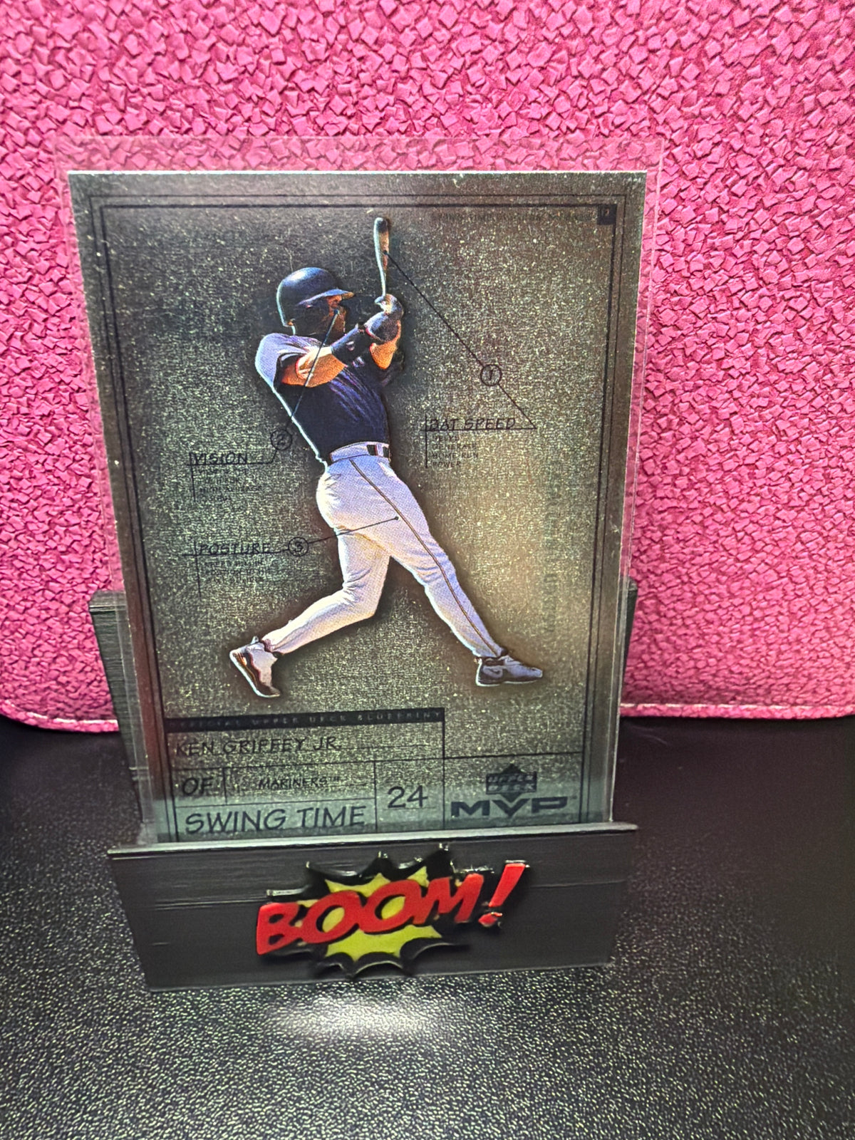 Upper Deck MVP Ken Griffey Jr. Of Mariners Swing Time 24