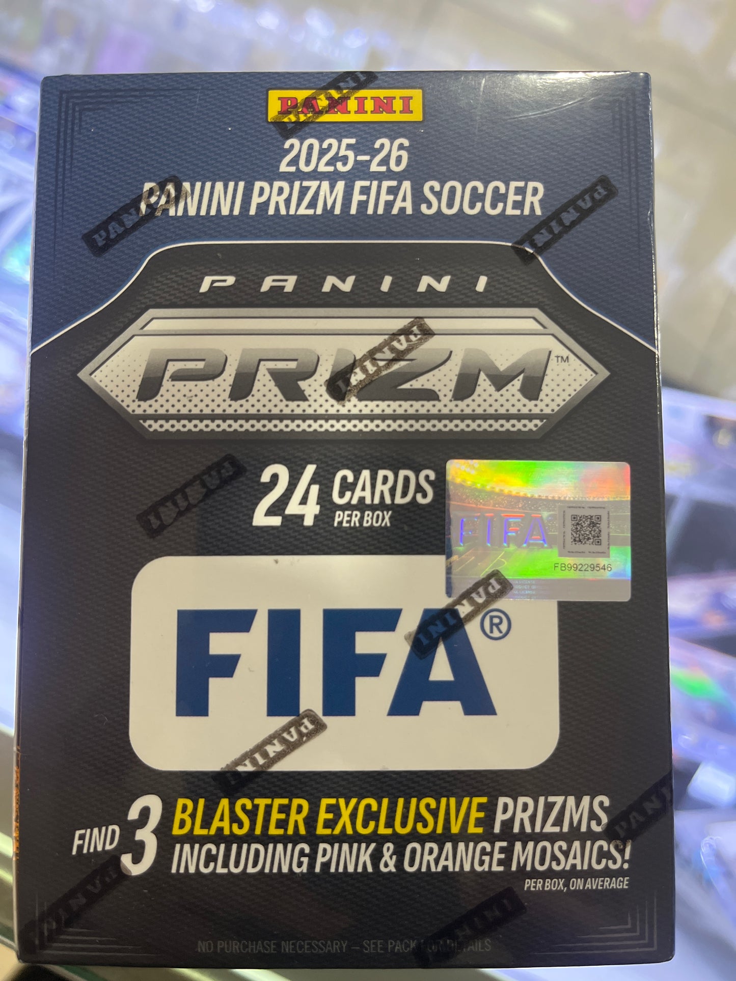Fifa Panini Prizm 2025-26 blaster