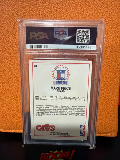 1989 Hoops Mark Price All Star PSA 9 Houston
