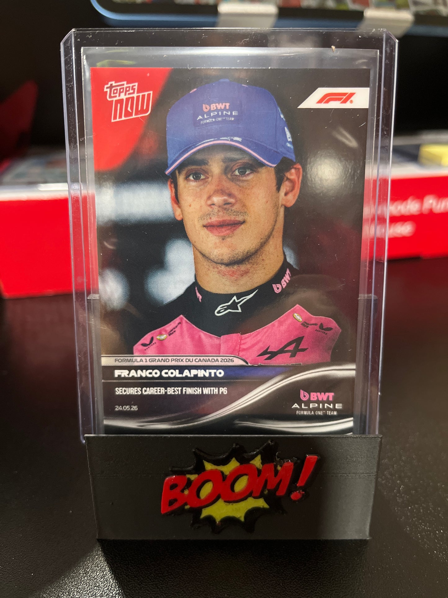 Topps Now Franco Colapinto Fórmula 1 Grand Prix Canada 2026