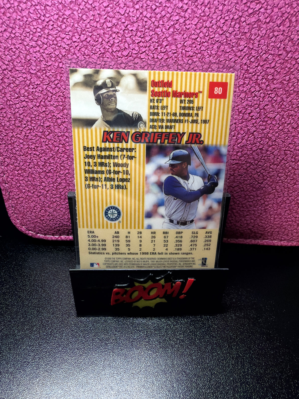 Bowman’s Best Ken Griffey Jr. Outfield Seattle Mariners