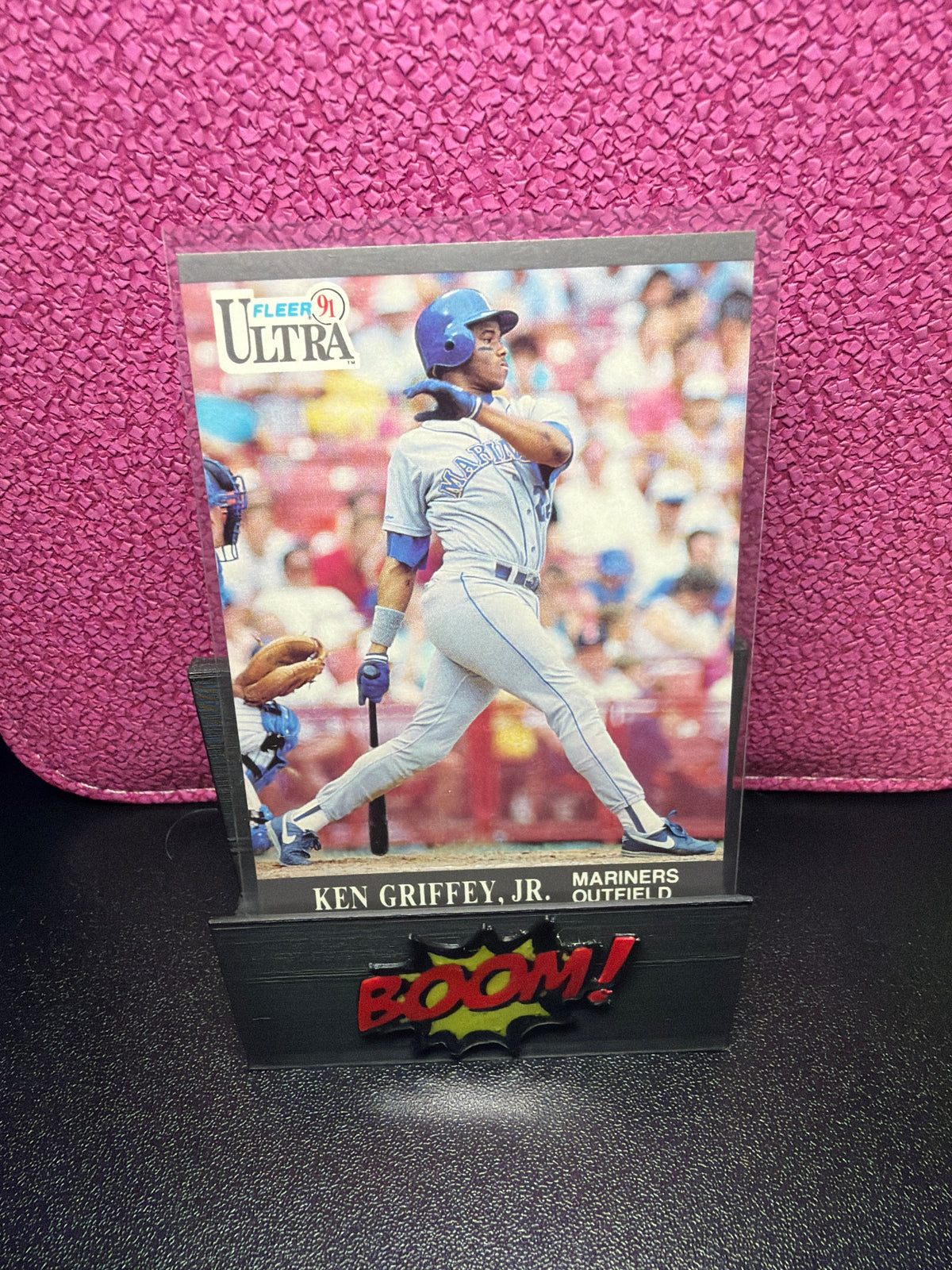 Fleer 91 Ultra Ken Griffey Jr. Mariners Outfield