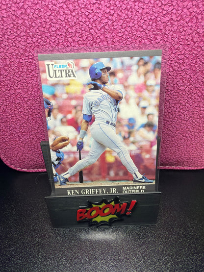 Fleer 91 Ultra Ken Griffey Jr. Mariners Outfield
