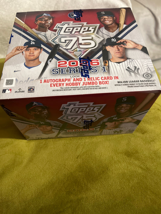 Topps 75 Series 1 2026 Baseball Jumbo Box